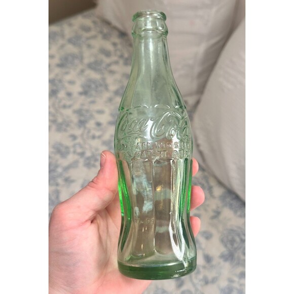 Lot of 1950s 6 & 6.5 oz Green Embossed Coca Cola Coke Bottles from New Bern, NC - Picture 10 of 14